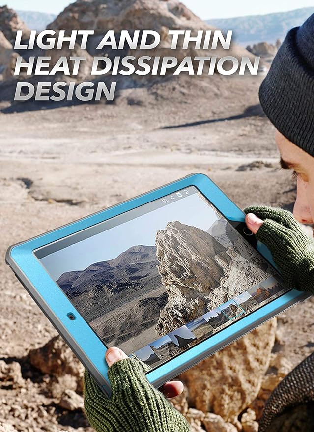 SUPCASE for iPad 9th Generation Case with Screen Protector (Unicorn Beetle Pro), [Built-in Stand] Heavy Duty Rugged Protective Case for iPad 10.2 9th / 8th / 7th Generation (2021/2020/2019), Blue