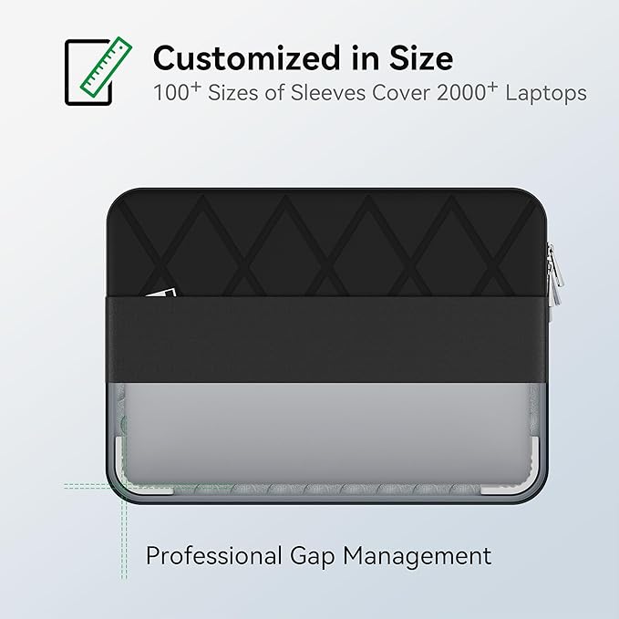 Smatree 13.8 inch Laptop Sleeve for Microsoft Surface Laptop2024/Surface Laptop for Business Copilot+PC, Case with Accessory Pocket, YKK Zipper (E437)