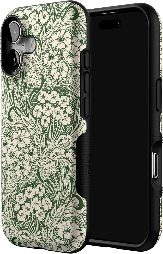 Casely iPhone 17 Case | Mystic Meadow | Green Gardens | Bold Protective Design | Compatible with MagSafe