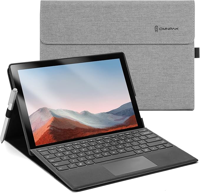Omnpak Microsoft Surface Pro 7 Case,Protective Case for 12.3 Inch Surface Pro 7 Plus, Surface Pro 7, Surface Pro 6, Pro 5, Pro 4 Compatible with Type Cover Keyboard(Keyboard not Included)