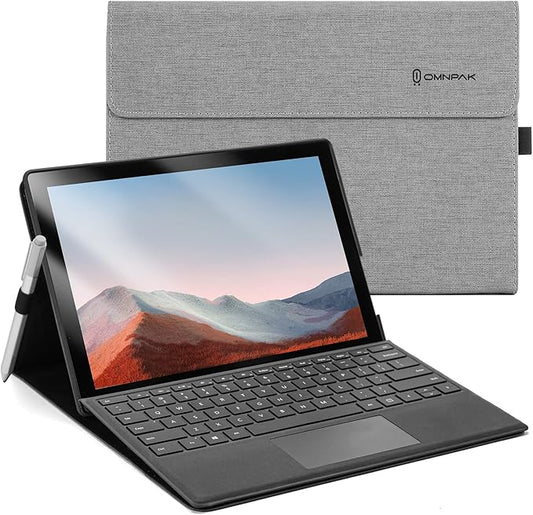 Omnpak Microsoft Surface Pro 7 Case,Protective Case for 12.3 Inch Surface Pro 7 Plus, Surface Pro 7, Surface Pro 6, Pro 5, Pro 4 Compatible with Type Cover Keyboard(Keyboard not Included)