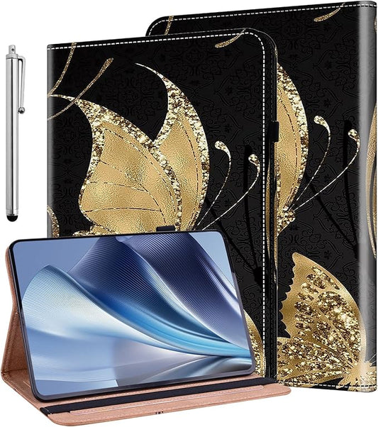 ALILANG Case for Lenovo Tab M9 9 inch Case 2023 (TB-310FU) with Stylus, Shockproof Folding Stand Cover for Lenovo Tab M9 Case-Fluorescence