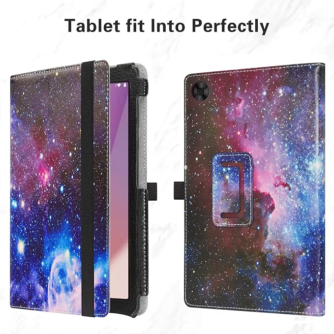 Bige for Lenovo Tab M8 4th Gen Case,PU Leather Folio 2-Folding Stand Cover for Lenovo Tab M8 (4th Gen) TB-300FU 8" Tablet(Only fit Lenovo TB-300FU),Galaxy