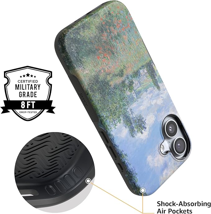 Casely iPhone 17 Case | Monet's View | The Met Museum | Compatible with MagSafe | Bold Protective Design