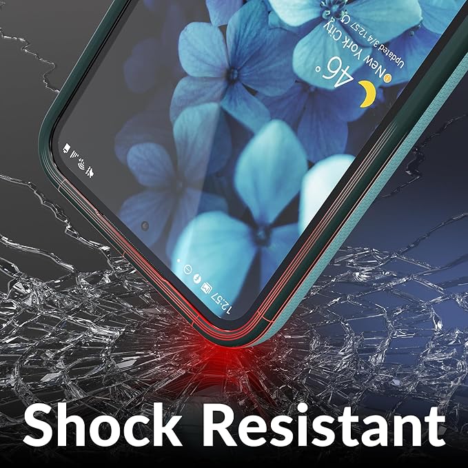 Crave Dual Guard Compatible with Samsung Galaxy S23 FE Case - Shockproof Protection with Dual Layer Design, Aqua