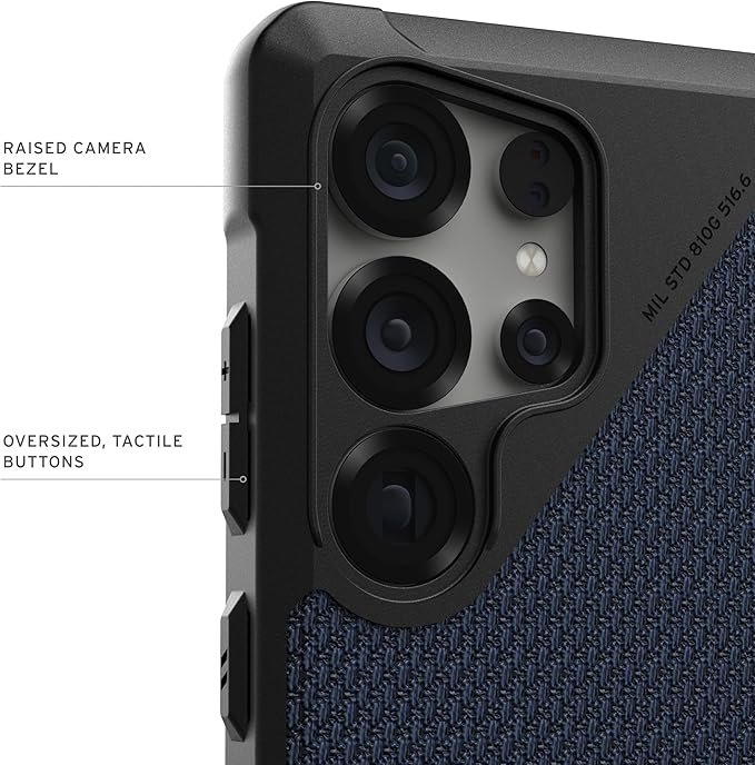 URBAN ARMOR GEAR UAG Designed for Samsung Galaxy S25 Ultra Case 6.9" Metropolis LT - Compatible with Magnetic Charging Impact-Resistant Rugged Military Drop Tested Protective Cover, Kevlar Mallard