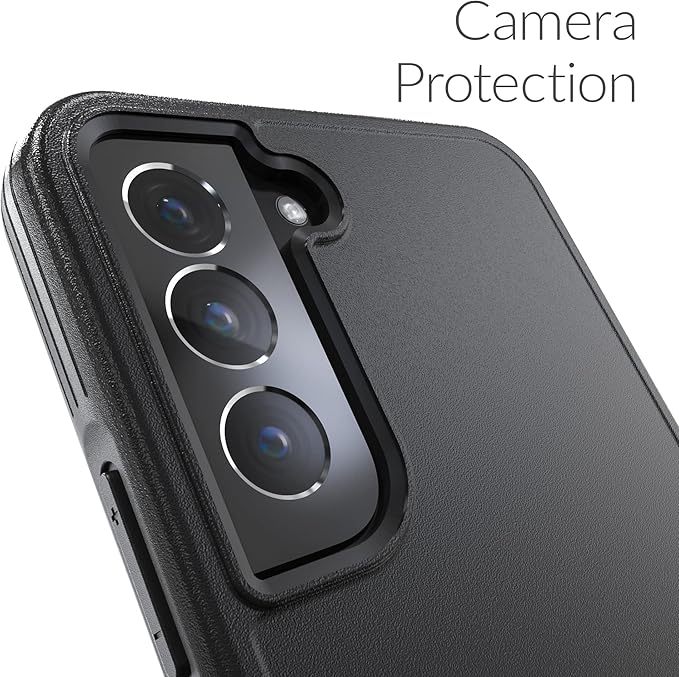 Crave Galaxy S22+ Slim Guard Case (6.6 inch) - Shockproof & Drop Protection, Black