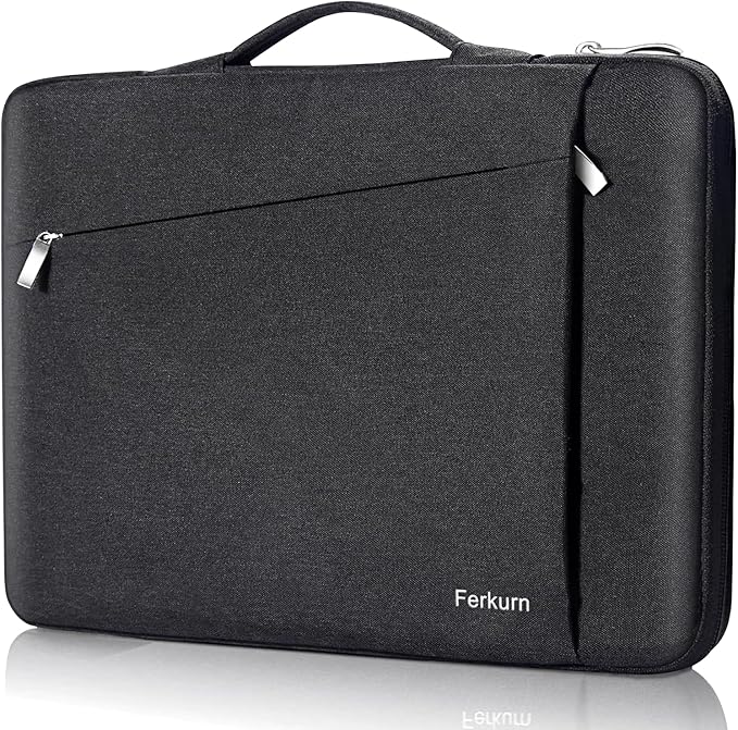 Ferkurn Laptop Case Sleeve for Men Women Chromebook Case Compatible with MacBook Air/Pro Lenovo Surface HP Dell ASUS Acer, 11.6 inch, Black