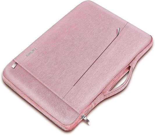 Ferkurn Laptop Case Sleeve for Men Women Chromebook Case Compatible with MacBook Air/Pro Lenovo Surface HP Dell ASUS Acer, 13.3 inch, Pink