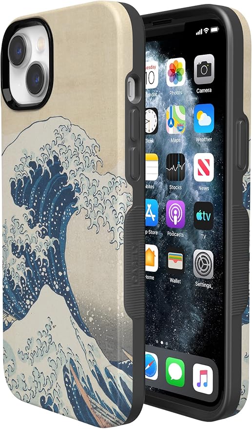 Casely iPhone 14 Case | The Great Wave | The Met Museum | Compatible with MagSafe | Bold Protective Design