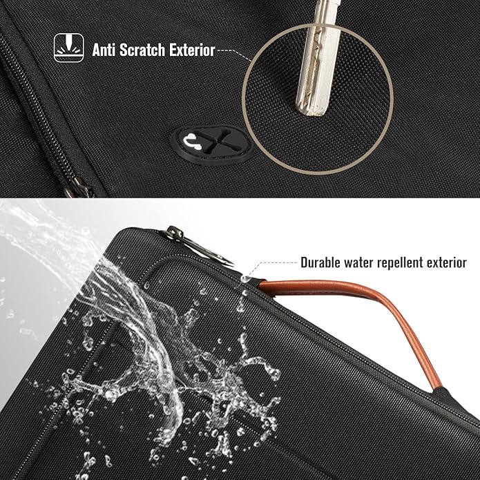 FINPAC 12.9-13 Inch Tablet Laptop Sleeve Case, Briefcase Shoulder Bag for MacBook Pro, MacBook Air, iPad Pro/Air 12.9-13