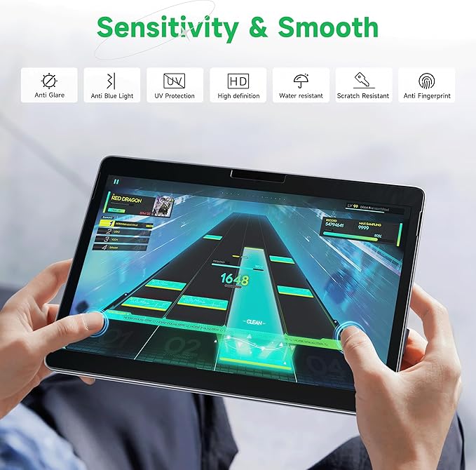 3 Pack Paper Screen Protector for Surface Pro 11/10/9/8/X -13 Inch(2019-2024), Draw and Write Like on Paper, Anti Glare Blue Light Filter, Sensitivity Film, Matte Shield Stylus Pen & Case Friendly