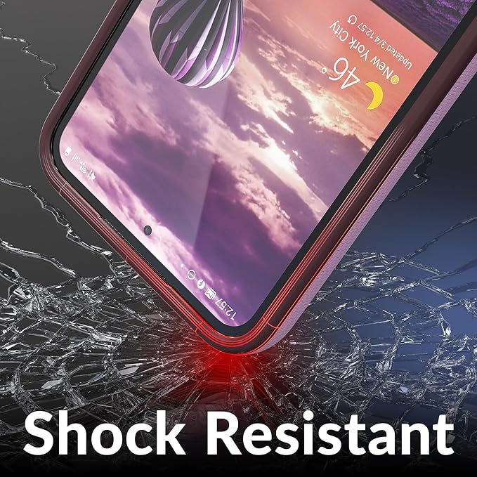 Crave Dual Guard Compatible with Samsung Galaxy S23 FE Case - Shockproof Protection with Dual Layer Design, Lilac