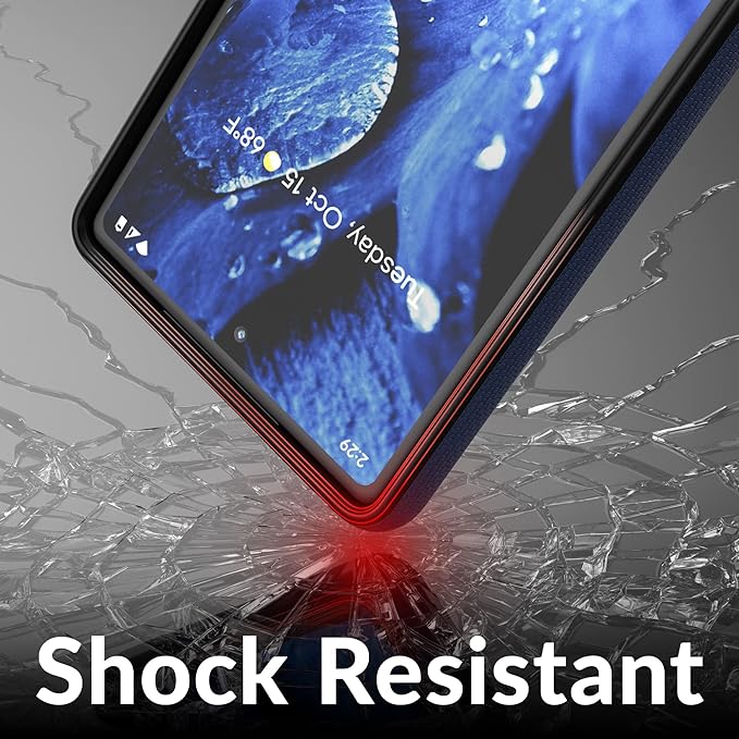 Crave Dual Guard Case for Google Pixel 6a, Shockproof Protection, Navy - Polycarbonate, TPU, Rubber