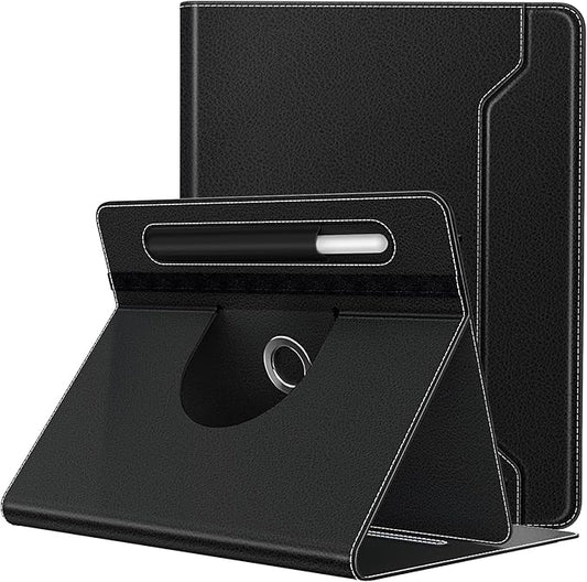 TiMOVO Universal Case for 9-11 Inch Tablet, 360 Degree Rotating Stand Protective Cover with Pen Pocket for 9 10 10.1 Inch Android Touchscreen Tablet, Black
