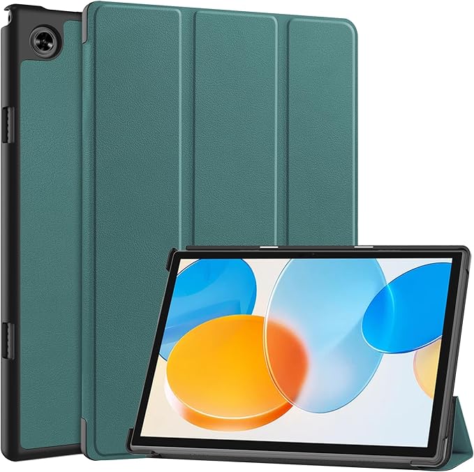 Case for TECLAST M40 Pro 10.1 inch Tablet, Folding Folio Ultra-Thin PU Leather Stand Case Cover for TECLAST M40 Pro / P20HD / P20S Green
