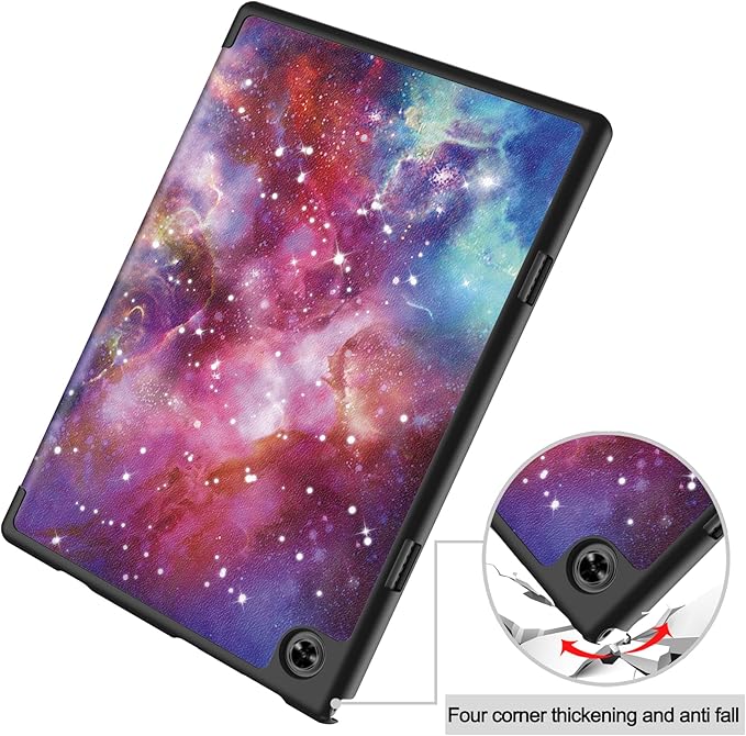 Case for TECLAST M40 Pro 10.1 inch Tablet, Folding Folio Ultra-Thin PU Leather Stand Case Cover for TECLAST / P20HD / P20S Outer Space