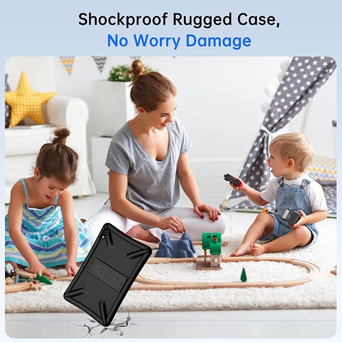 HAOVM Android 14 Tablet 10.1 Inch,4G SIM Unlocked, Quad-Core CPU 2.0GHz,3GB+32GB, TF Expandable, IPS Display, 5G WiFi, Bluetooth 5.0,5MP+8MP Dual Cameras,5000mAh, GPS, Google Kids Space，Black case