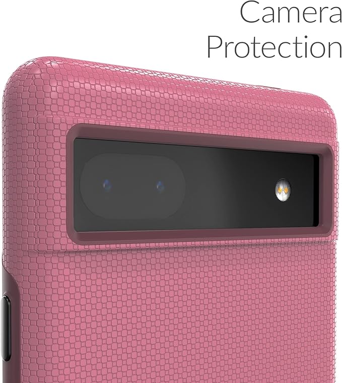 Crave Dual Guard for Google Pixel 6a Case, Shockproof Protection Dual Layer Case for Google Pixel 6a - Berry