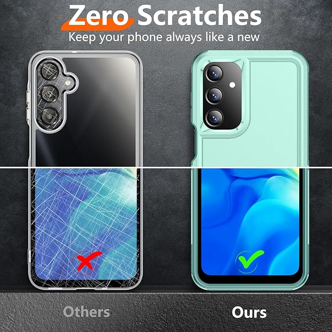 Red2Fire Designed for Samsung Galaxy A16 5G Case, [Military Grade Drop Protection] Non-Slip Heavy Duty Full Body Shockproof Protection Phone Case 6.7 inch,Green