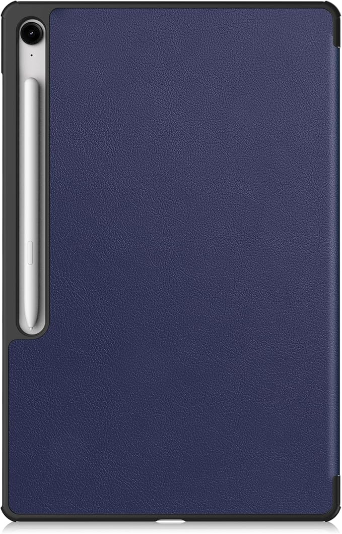 Smart Case for Samsung Galaxy Tab S10 FE+ / S10 FE Plus 13.1 Inch 2025, Ratesell Lightweight Trifold Stand Smart Case Cover with Auto Wake/Sleep Navy Blue