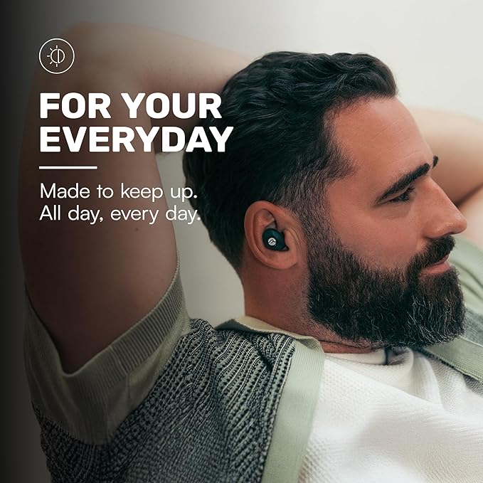 Raycon Everyday Earbuds Classic Bluetooth Wireless with Microphone - Stereo Sound, Active Noise Canceling, in-Ear Bluetooth Headset True Wireless Earbuds 32 Hours Playtime (Rose Gold)