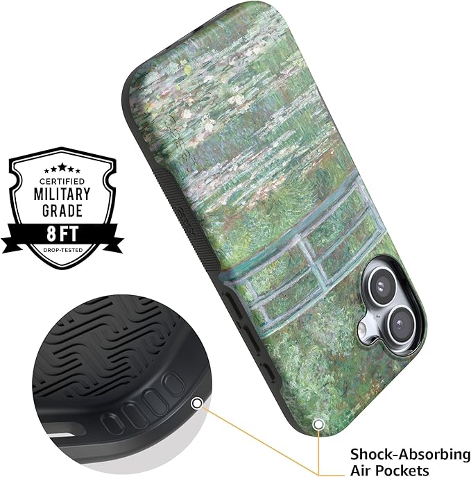 Casely iPhone 17 Case | Monet's Bridge | The Met Museum | Compatible with MagSafe | Bold Protective Design