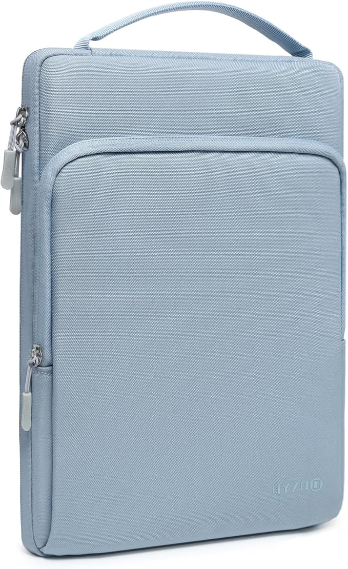 HYZUO 13.3-14 Inch Laptop Bag Sleeve for MacBook Pro 14 M4 M3 M2 M1, MacBook Air/Pro 13.3, 13.8"/13.5" Surface Laptop/Book, Notebook Case for 13" Dell Lenovo ThinkPad HP Asus Acer, Pale Blue