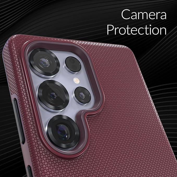 Crave Dual Guard Compatible with Samsung Galaxy S25 Ultra Case, Shockproof Protection Dual Layer Case for Samsung Galaxy S25 Ultra - Berry