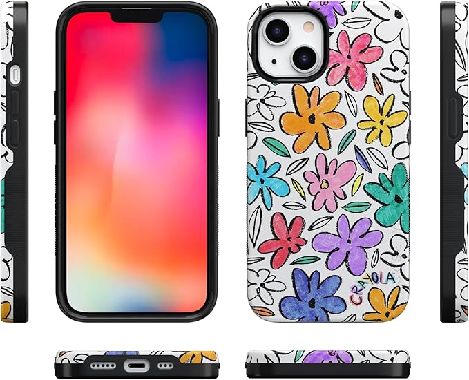 Casely iPhone 14 Case | Crayola | Outside The Lines | Crayola Marker | Compatible with MagSafe | Bold Protective Design