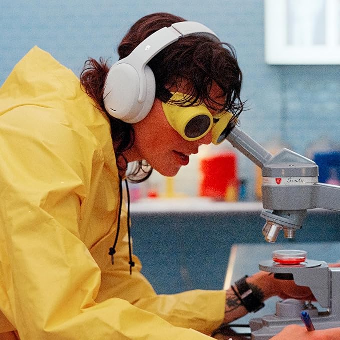 Skullcandy Crusher ANC 2 Over-Ear Noise Canceling Wireless Headphones with Sensory Bass and Charging Cable, 50 Hr Battery, Skull-iQ, Alexa Enabled, Microphone, Works with Bluetooth Devices - Bone