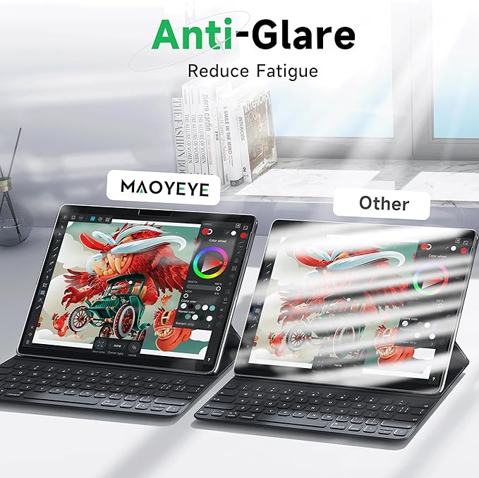 3 Pack Paper Screen Protector for Surface Pro 11/10/9/8/X -13 Inch(2019-2024), Draw and Write Like on Paper, Anti Glare Blue Light Filter, Sensitivity Film, Matte Shield Stylus Pen & Case Friendly