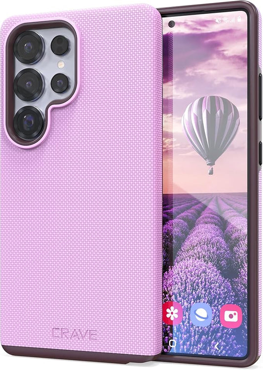 Crave Dual Guard Compatible with Samsung Galaxy S25 Ultra Case, Shockproof Protection Dual Layer Case for Samsung Galaxy S25 Ultra - Lilac