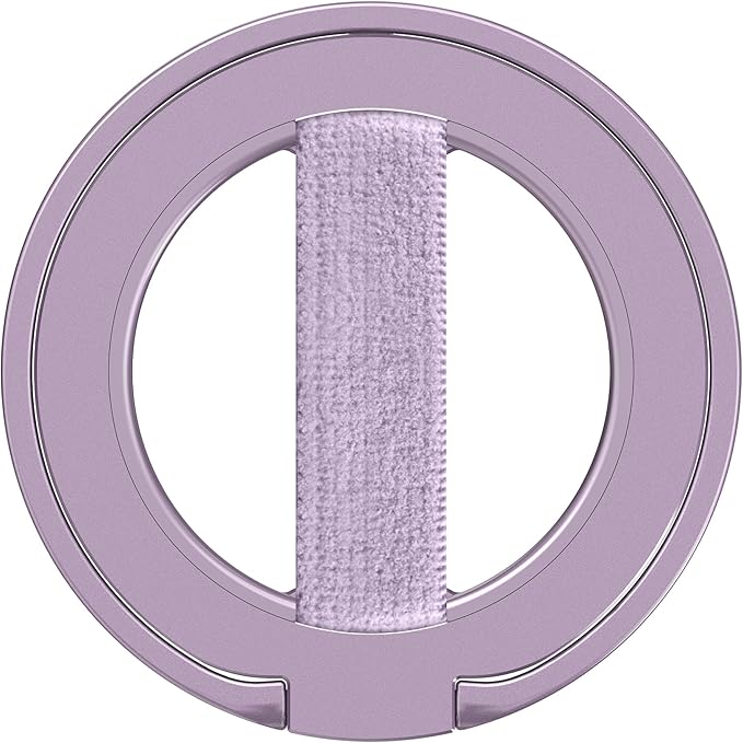 EWA MagOne Ultra for Magsafe Phone Grip Kickstand [Replaceable Elastic Finger Loop], Mag Safe Ring Holder Stand, Two-Sided Magnetic Phone Accessories for iPhone 17,16,15,14,13,12 Pro/Max/Plus-Purple
