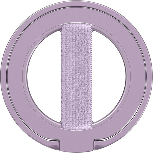 EWA MagOne Ultra for Magsafe Phone Grip Kickstand [Replaceable Elastic Finger Loop], Mag Safe Ring Holder Stand, Two-Sided Magnetic Phone Accessories for iPhone 17,16,15,14,13,12 Pro/Max/Plus-Purple