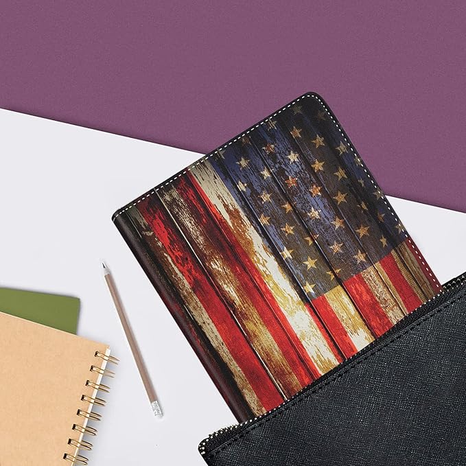 Case for Samsung Galaxy Tab A9 Plus 11 inch 2023，Slim Fit Foldable Standing Cover Case with Auto Sleep/Wake for Galaxy Tab A9+ 11’2023 (SM-X210/X216/X218)，Vintage USA Flag