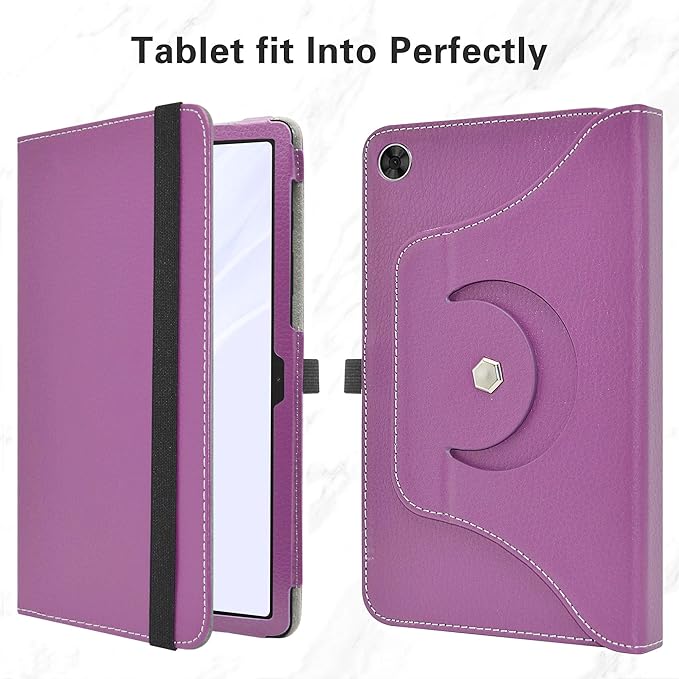 MAMA MOUTH for Galaxy Tab A9 Plus Rotating Case,360 Degree Rotary Stand with Cute Pattern Cover for Samsung Galaxy Tab A9 Plus 2023 (SM-X210 /SM-X215 /SM-X216) 11" Tablet,Purple