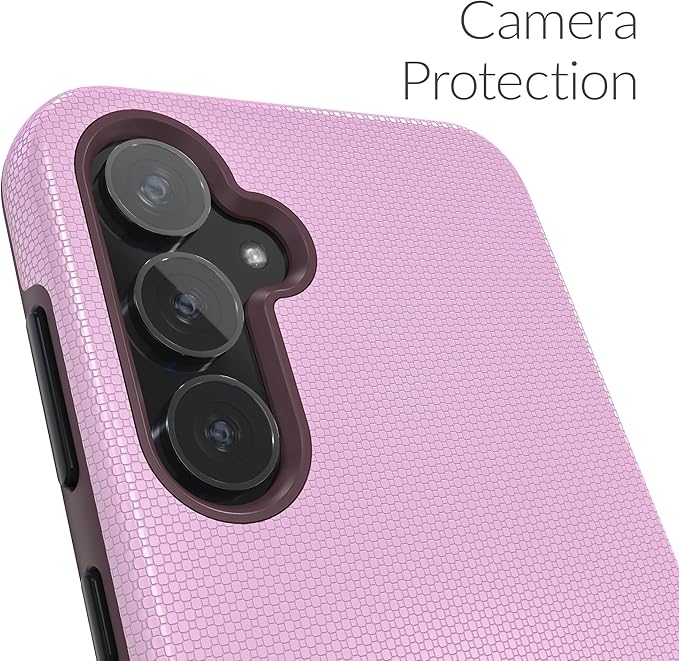 Crave Dual Guard Compatible with Samsung Galaxy S23 FE Case - Shockproof Protection with Dual Layer Design, Lilac