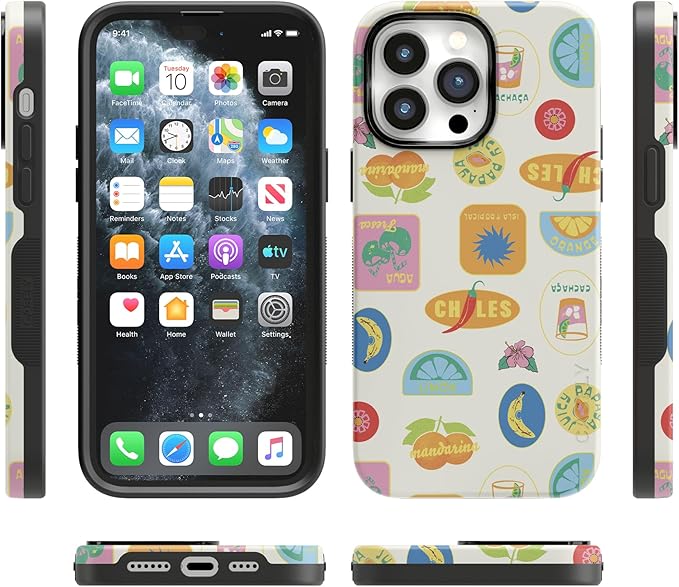 Casely iPhone 14 Case | Stuck in Paradise | Dippin' Daisy's Tropical Vacation | Compatible with MagSafe | Bold Protective Design
