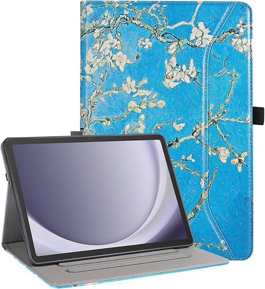 for Samsung Galaxy Tab A9 Plus Case Multiangle Stand for Samsung Tab A9 Plus Tablet Case 11 Inch SM-X210/SM-X216/SM-X218,Blossom