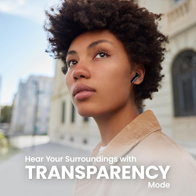 Back Bay Audio Active Noise Canceling Earbuds for Android & iPhone - Bluetooth 5.4 ANC Earbuds with Transparency Mode, Deep Bass, Air Buds for Android Phones, In-Ear Wireless Sound Cancelling Ear Buds