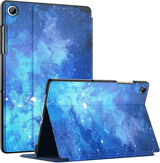 MoKo Case for Samsung Galaxy Tab A9 Plus 11-Inch 2023, Multi-Angle Viewing Slim Back Shell Protective Cover Case with Auto Wake/Sleep for Galaxy Tab A9+ Tablet SM-X210/SM-X216/SM-X218, Blue Starry Sky
