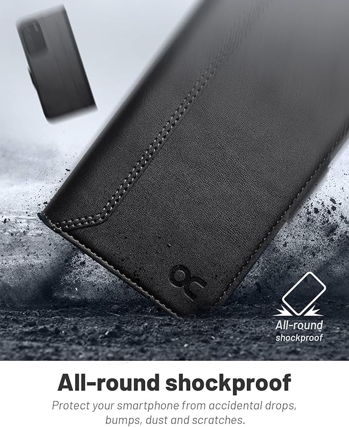 OCASE Retro Series Compatible with Galaxy S23 5G Wallet Case [Card Slots][RFID Blocking][TPU Inner Shell ][Kickstand] PU Leather Flip Folio Phone Cover 6.1 Inchs (2023) -Retro Black