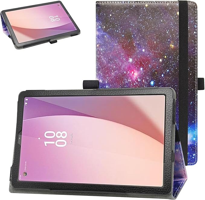 Bige for Lenovo Tab M9 Case,PU Leather Folio 2-Folding Stand Cover for Lenovo Tab M9 (TB-310FU, 2023 Released) 9" Tablet,Galaxy