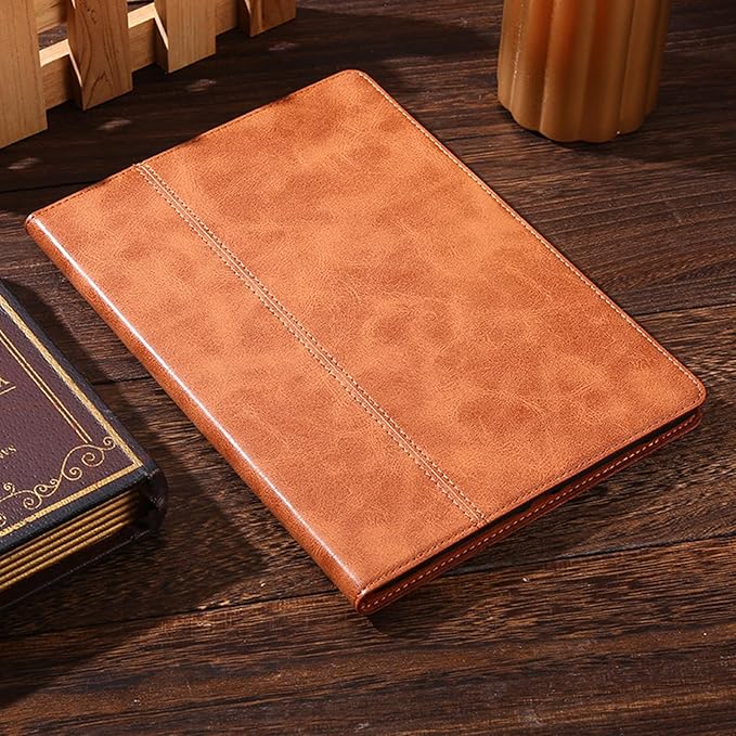 for Samsung Galaxy Tab A7 Lite 8.7 inch Case with S Pen Holder 2021 Model(SM-T220/T225/T227) Genuine Leather Cover Protective Shell.Brown