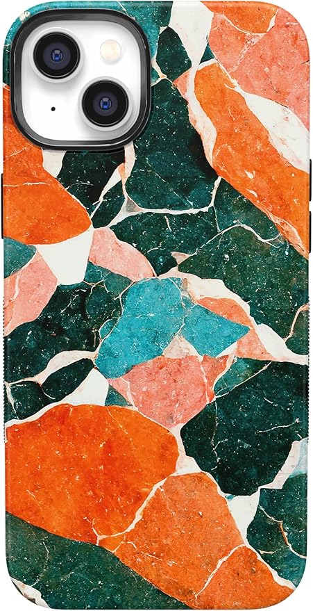 Casely iPhone 14 Case | Yes, of Quartz! | Sculpted Marble | Compatible with MagSafe | Bold Protective Design