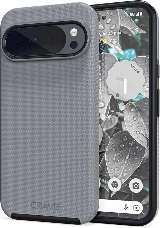 Crave Dual Guard for Google Pixel 10 Pro XL Case, Shockproof Protection Dual Layer Case for Google Pixel 10 Pro XL - Slate