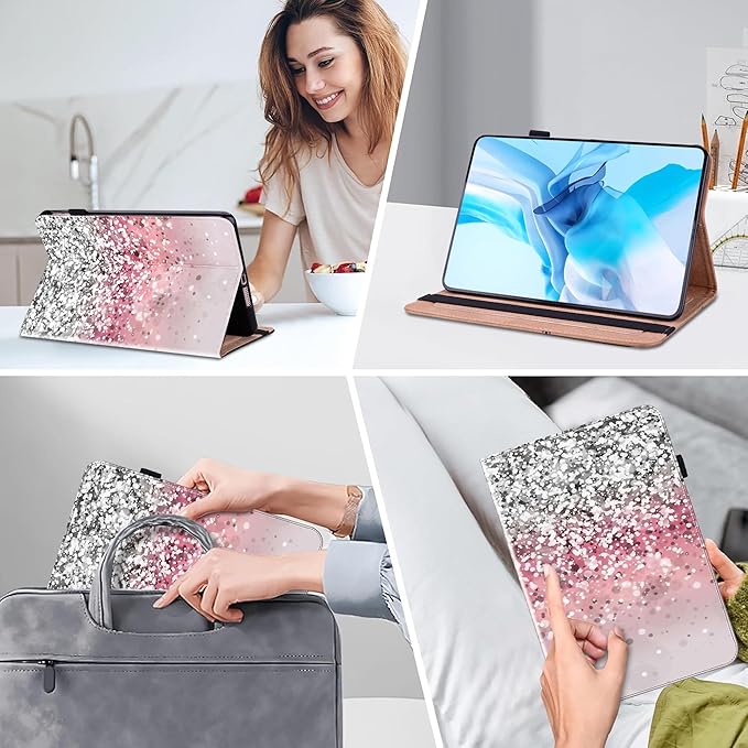 Case for Lenovo Tab M9 Cover 9.0 inch (TB-310FU,2023 Released), Premium PU Leather Flip Stand Case with Elastic Band/Card Slots/Pen Holder for Lenovo Tab M9 Tablet - Gradation