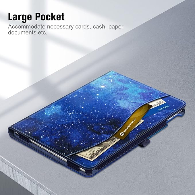 Fintie Case for iPad 9th / 8th / 7th Generation (2021/2020/2019) 10.2 Inch - [Corner Protection] Multi-Angle Viewing Stand Cover with Pocket & Pencil Holder, Auto Sleep Wake, Starry Sky
