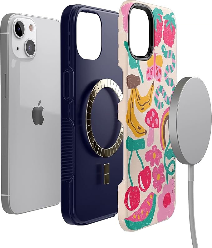 Casely iPhone 14 Case | Doodle Bug | Crayola Crayon | Compatible with MagSafe | Bold Protective Design